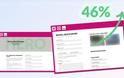 A/B-test av offertformulär: så ökade vi konverteringsgraden med 46 % (case study)